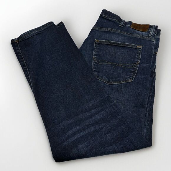 Polo Ralph Lauren Hampton Relaxed Straight Denim Jeans Men's Size 42B X 32 - Picture 1 of 13